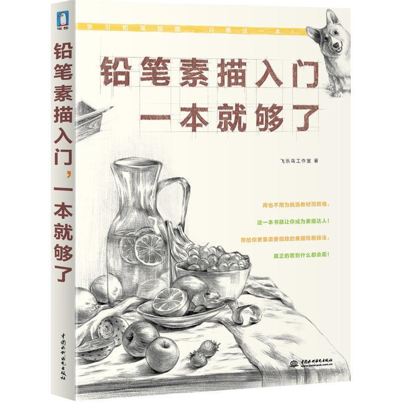 【正版书】 铅笔素描入门,一本就够了 飞乐鸟 水利水电出版社