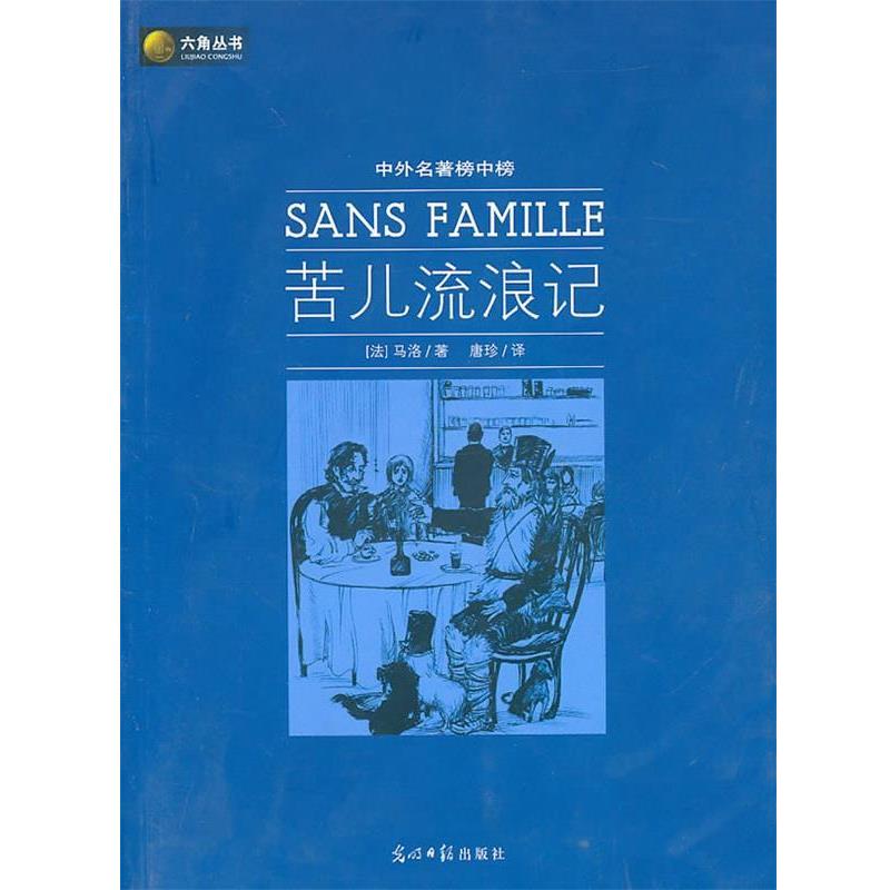 【正版书】 六角丛书中外名著榜中榜·苦儿流浪记 (法)马洛　著,唐珍　译 光明日报出版社