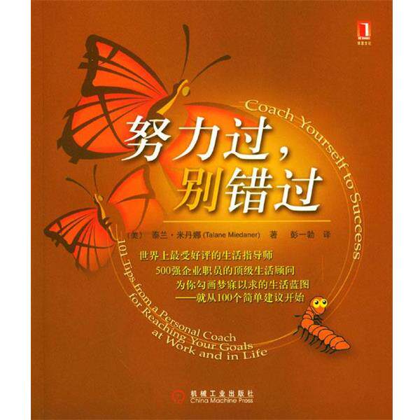 【正版书】 努力过,别错过 (美)泰兰·米丹娜 著,彭一勃 译 机械工业出版社