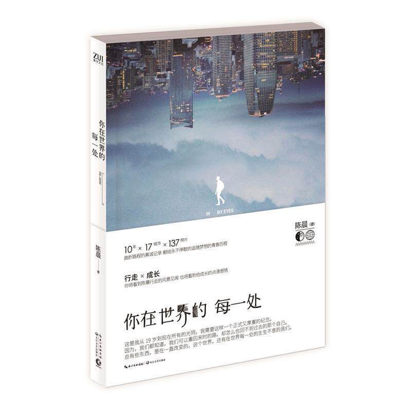【正版书】 你在世界的每一处 陈晨 著 长江文艺出版社