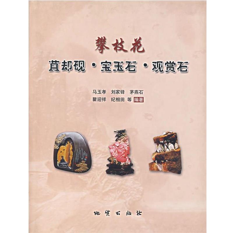 【正版书】 攀枝花:苴却砚·宝玉石·观赏石 马玉孝 等编著 地质出版社