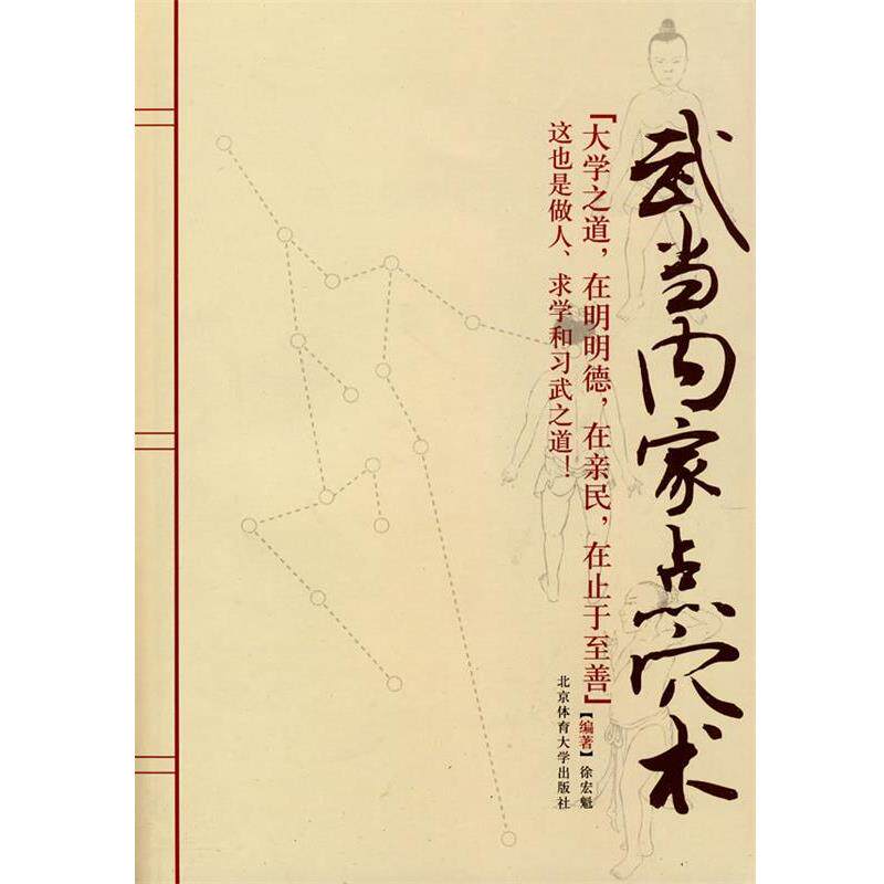 【正版书】 武当内家点穴术 徐宏魁 编著 北京体育大学出版社