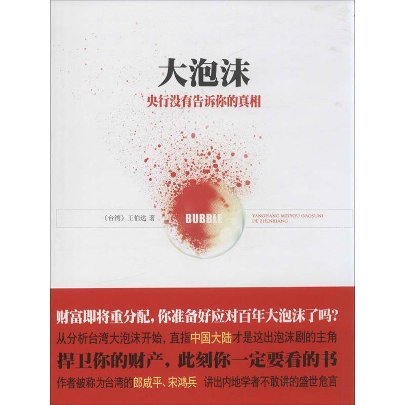 【正版书】 大泡沫 (台湾)王伯达　著 南方出版社