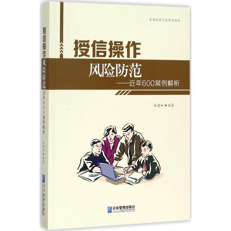 【正版书】 授信操作风险防范 近年600案例解析 孙建林 著 企业管理出版社