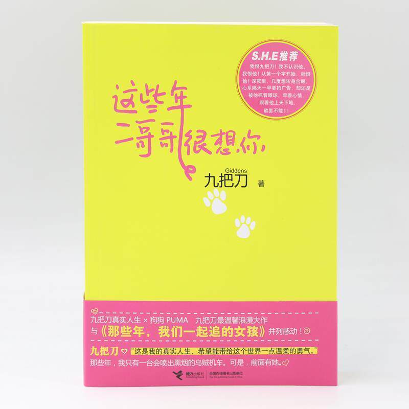 【正版书】 这些年二哥哥很想你 九把刀 著 接力出版社