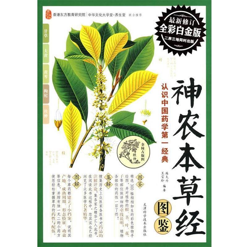 【正版书】 神农本草经图鉴 陈大为,王宝玲 编著 天津科学技术出版社