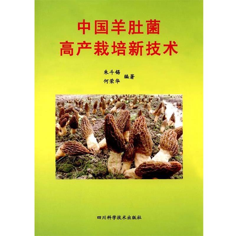 【正版书】 中国羊肚菌高产栽培新技术 朱斗锡,何荣华 四川科学技术出版社