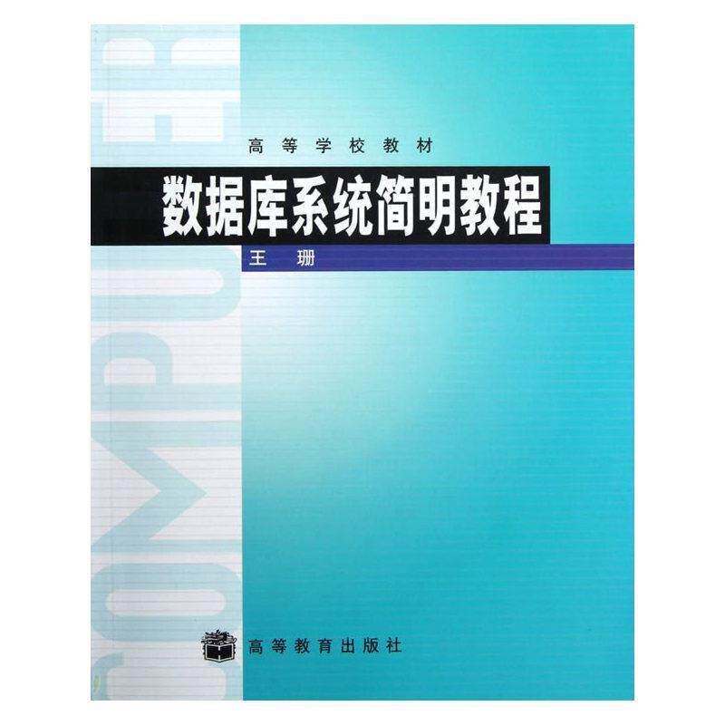 【正版书】 高等学校教材:数据库系统简明教程 王珊 著 高等教育出版社