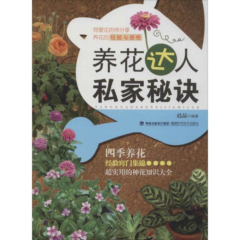【正版书】 养花达人私家秘诀 赵晶 福建科学技术出版社