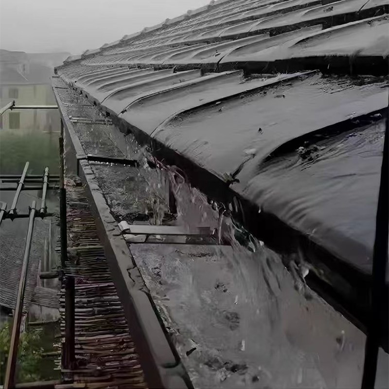 铝合金天沟雨水槽房檐排水槽别墅成品阳光房檐沟屋檐u型槽 导水槽