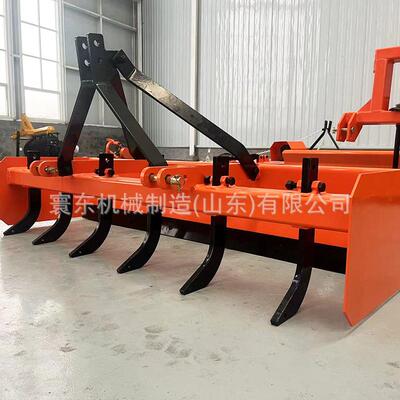 农用箱式平地机刮土板带深松齿拖拉机农机具大棚整平刮土平田器