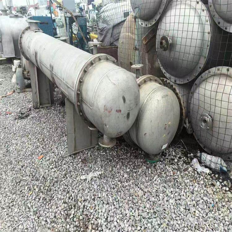 二手不锈钢列管冷凝器 化工制药工业换热器 10-200平方钛材冷凝器