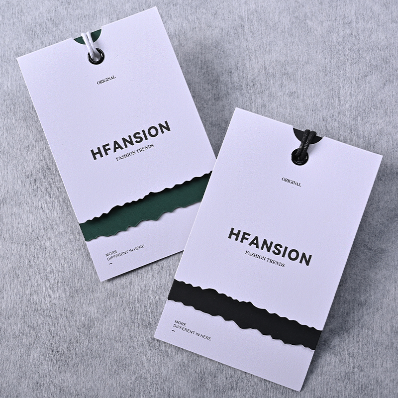 卡莱茵服装轻奢吊牌标签定制