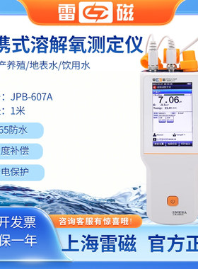 雷磁溶解氧仪JPB-607A便携式数显溶解氧分析测定仪标配DO-957-Q