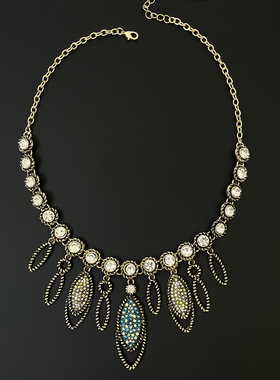 Vintage古着 Classical Greek goddess necklace项链