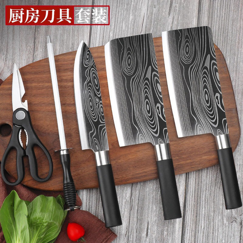 不锈钢厨房刀具套锋利耐用