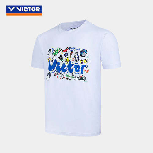 VICTOR/威克多羽毛球服训练系列针织运动T恤 T-50032