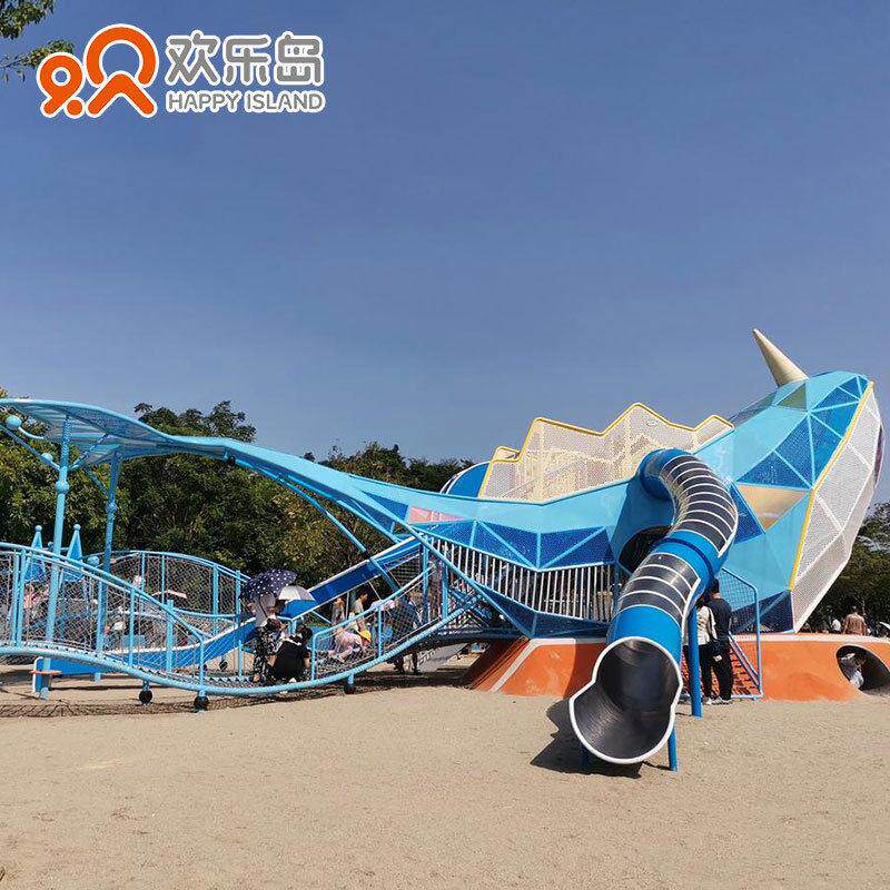 户外鲲鹏主题公园鲸鱼游乐设备设计儿童乐园规划景区游艺设施雕塑