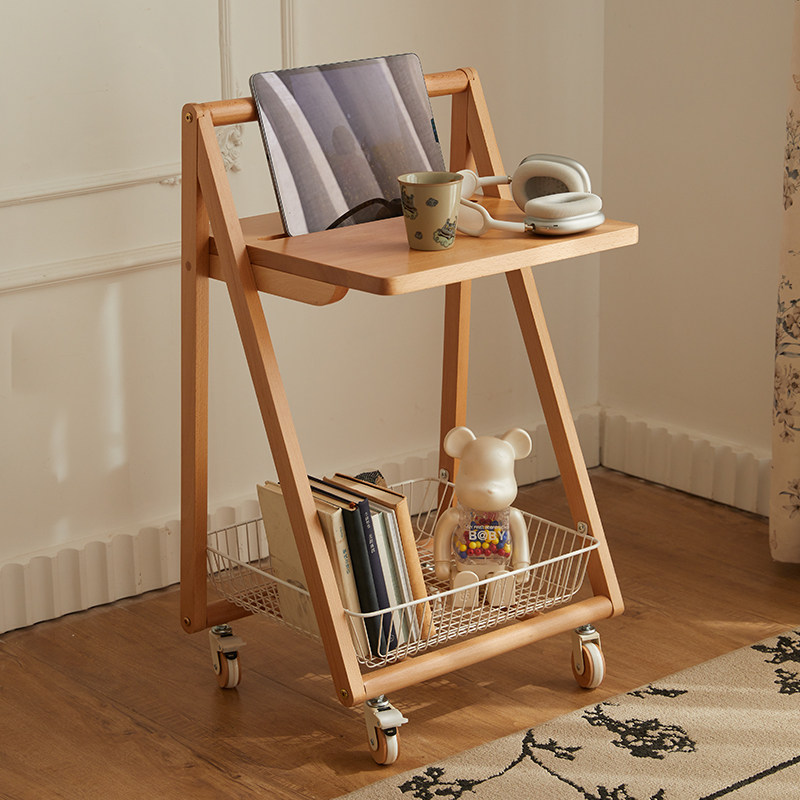 实木可移动边几小推车客厅新款沙发茶几收纳储物置物架家用床头桌,住宅家具,角几/边几,淘宝优惠券,粉丝福利购,淘宝优惠卷