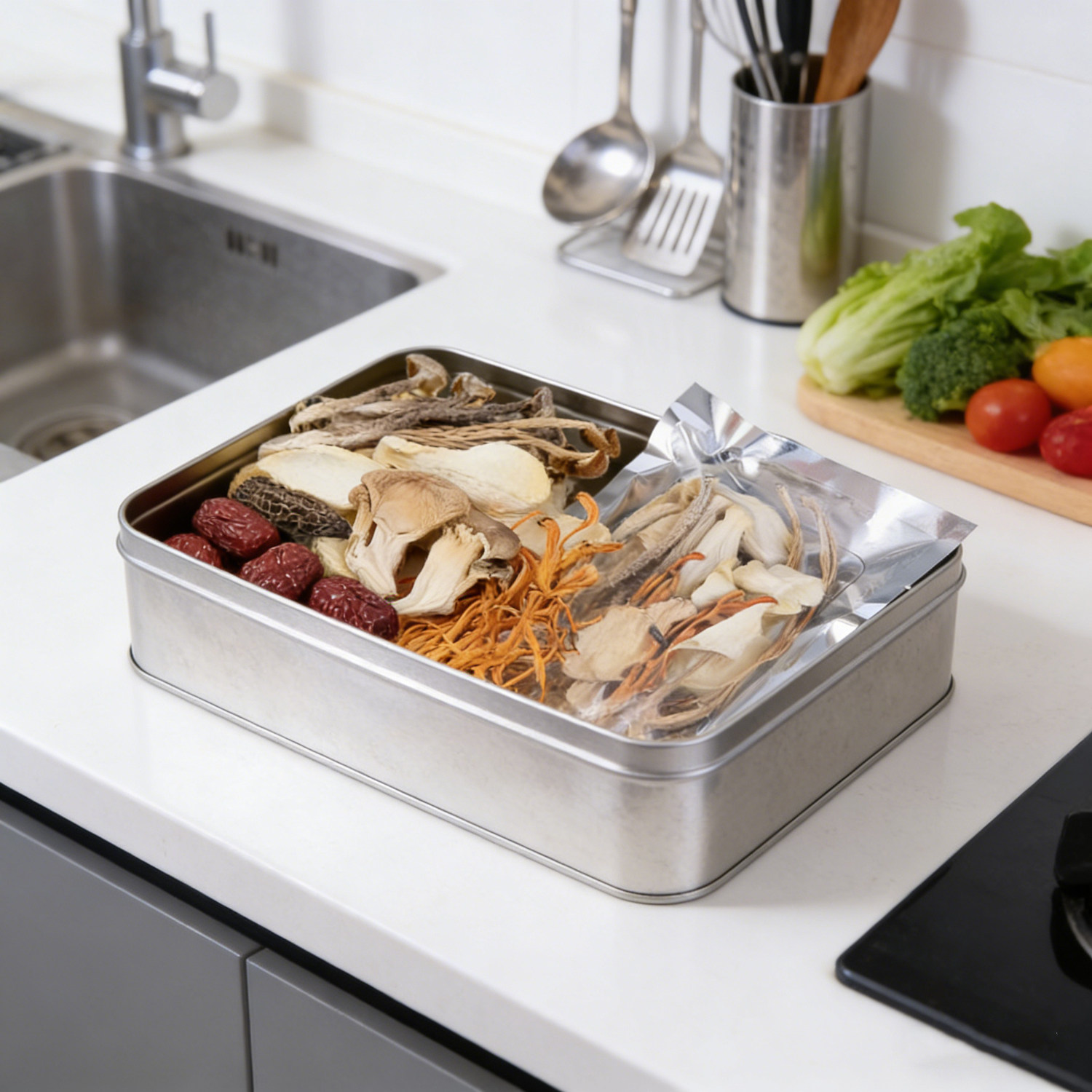 七彩菌汤包云南特产蘑菇羊肚菌虫草花干货山珍煲汤食材菌菇汤料包