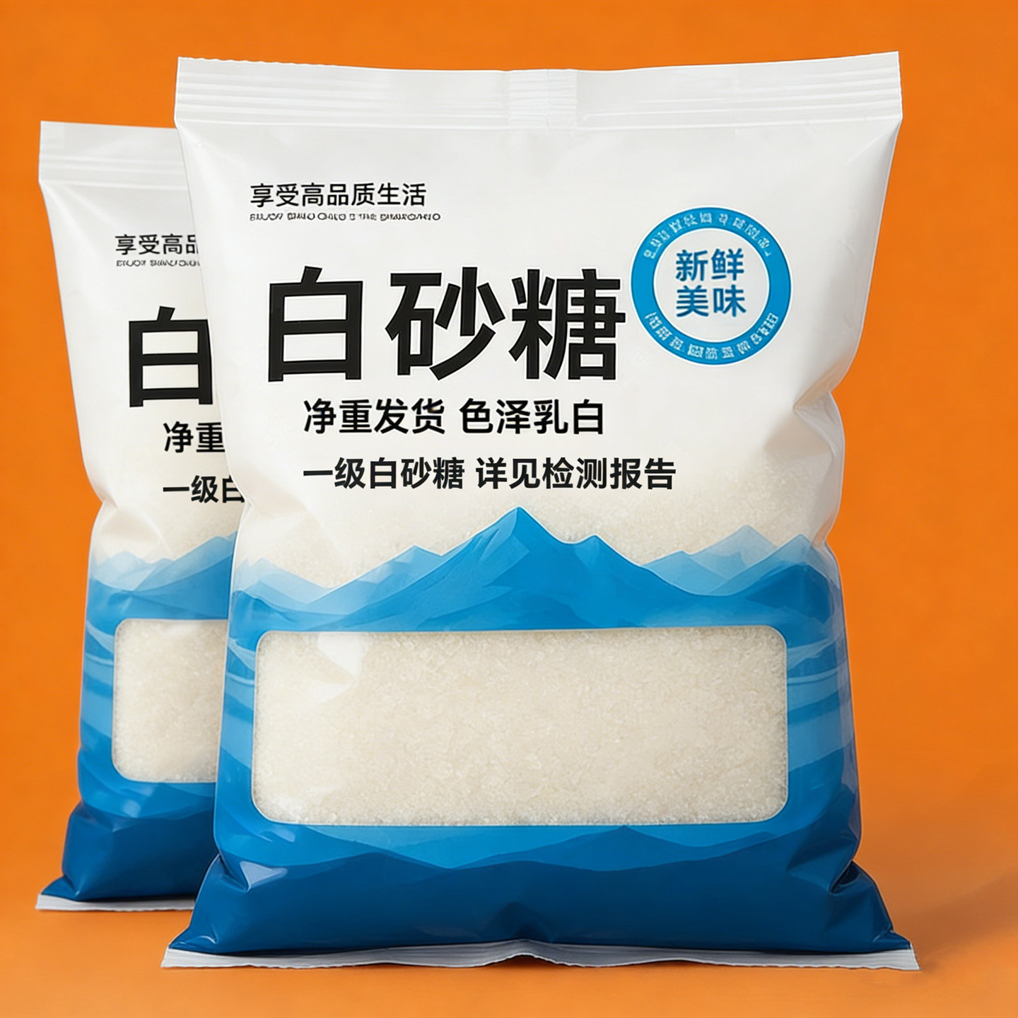 一级优质白糖白砂糖官方旗舰店正品家用纯正食用纯甘蔗糖粗一斤10
