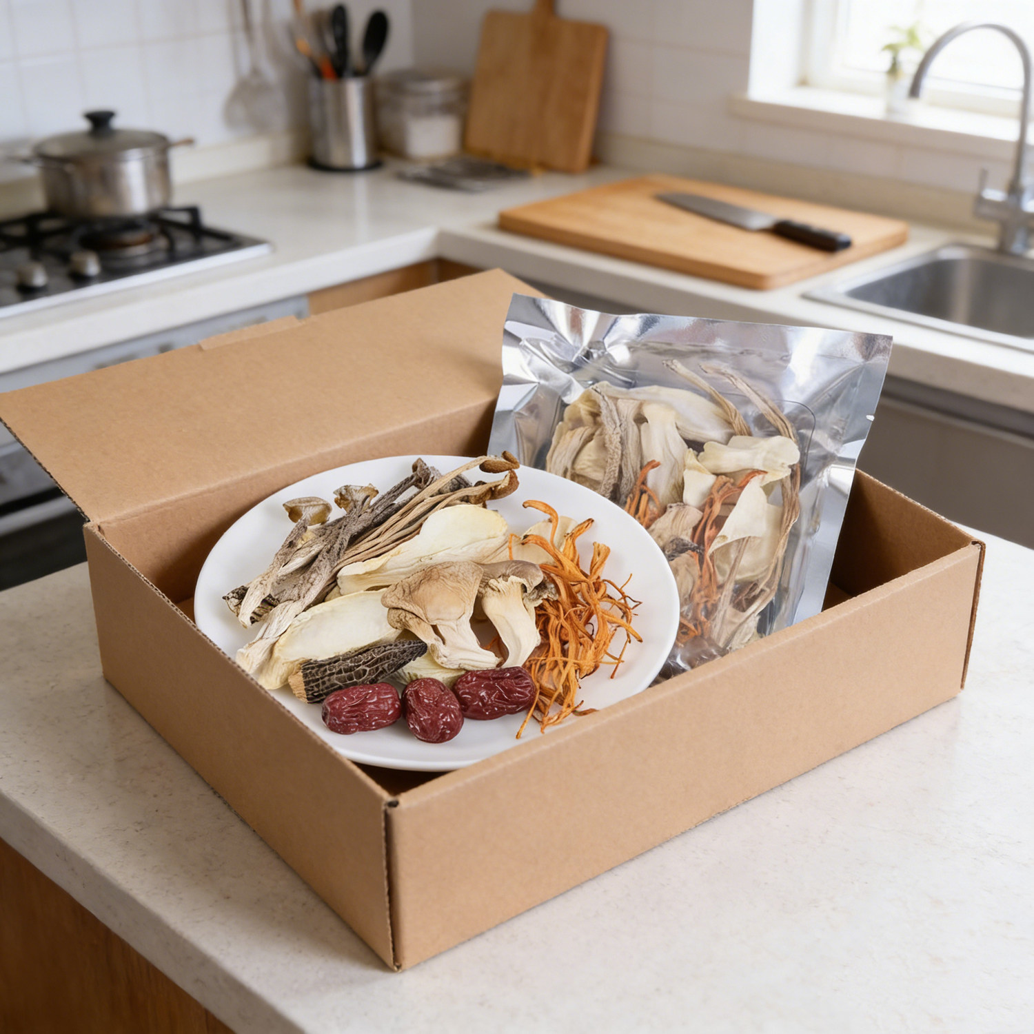 古田菌汤包七彩菌菇汤料包干货