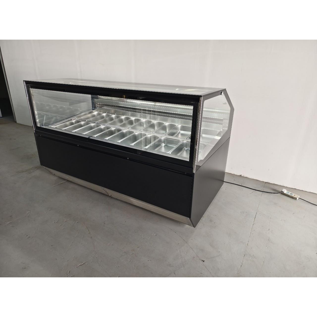 厂家新款前掀门220∨110Vgelatodisplays冰淇淋展示柜