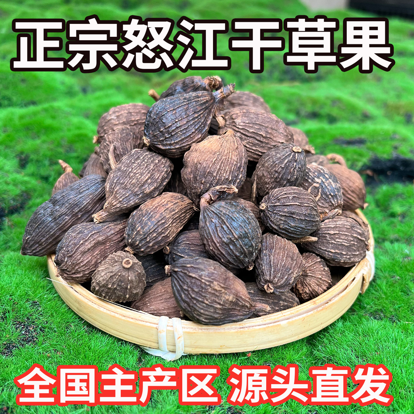 正宗云南怒江干草果商用批发