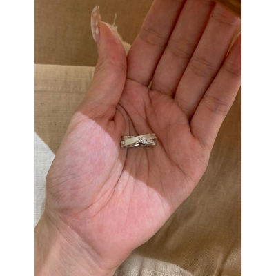 水星记双环八芒星戒指中古高级感