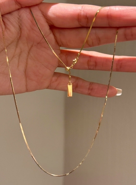 极细长款简约项链女2025新款百搭