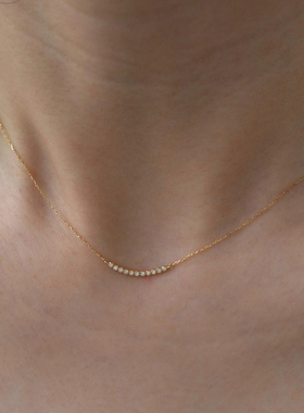 微笑项链简约风女款轻奢小众百搭