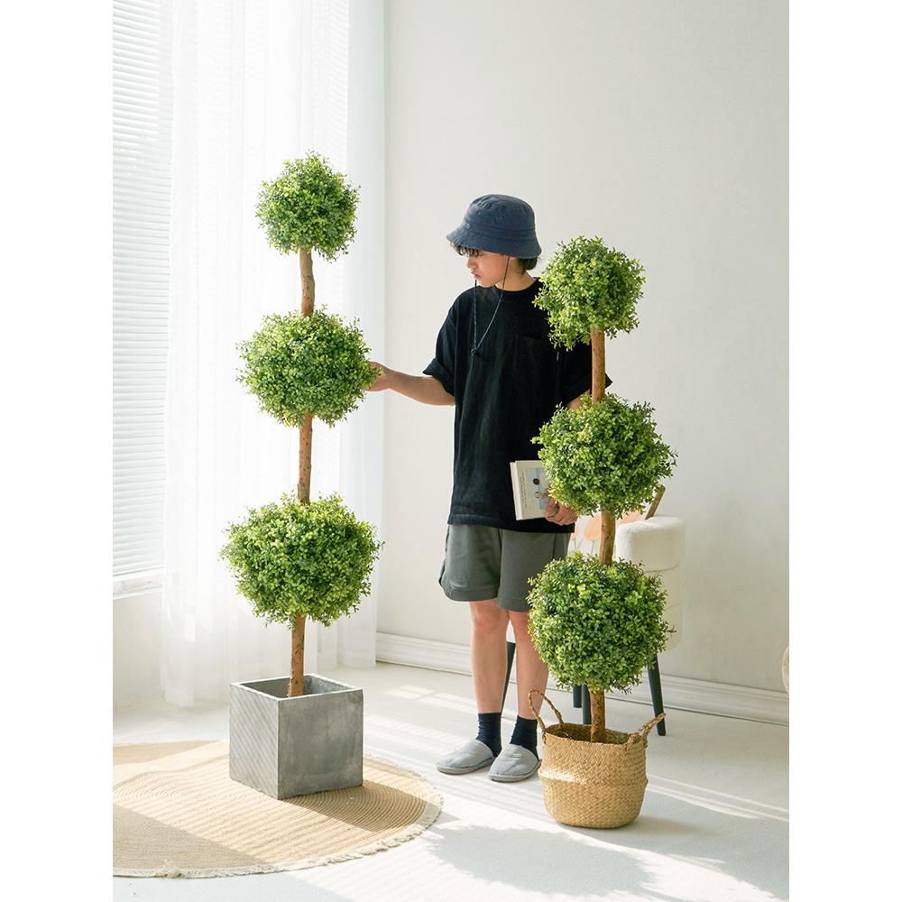 仿真绿植室内球型植物大型创意仿真花客厅米兰仔盆景摆件装饰假树