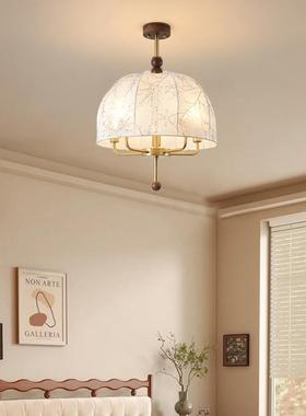 2025年新款法式复古风餐厅灯卧室灯主卧吊灯设计师中古餐桌吧台灯