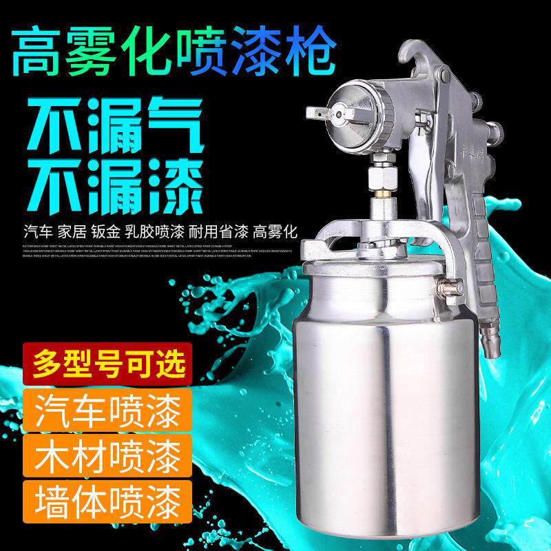 F-75喷漆枪W-71油漆喷枪77乳胶漆汽车涂料枪喷壶气动工具PQ-2喷抢