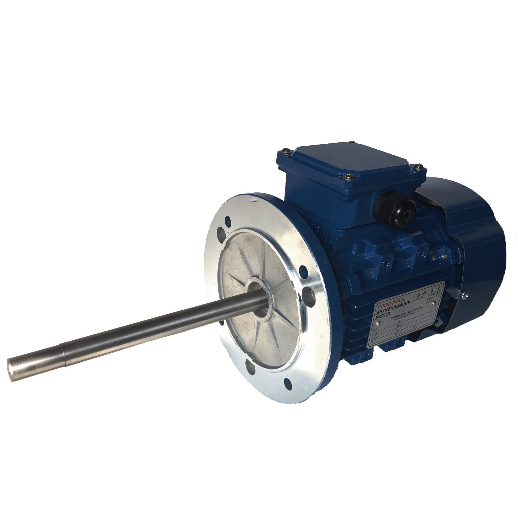 铝壳耐高温加长轴马达电机 加长轴电机 0.37kw 2800rpm