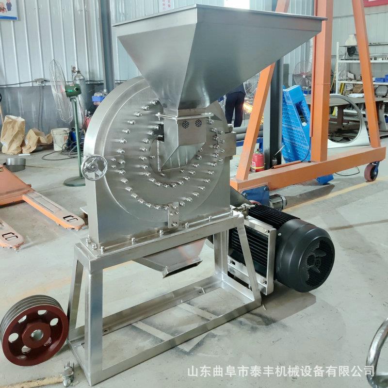 无尘自吸大米磨粉机 304不锈钢齿爪粉碎机 烧烤料白糖食盐粉碎机