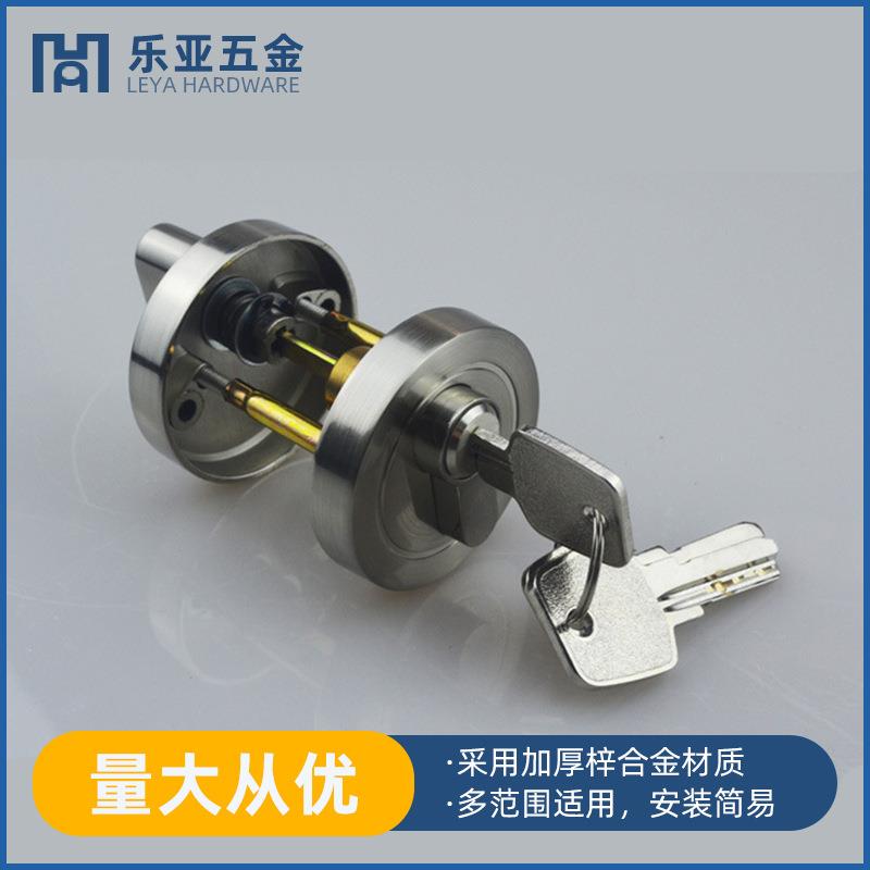 门上五金呆锁 闭锁 锌合金呆锁体 单头门锁辅助锁移门锁 锁具