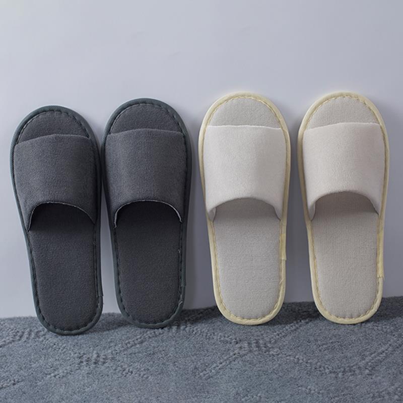 一次性拖鞋真美布超防滑洗澡美容院加厚酒店民宿宾馆旅行便捷旅严