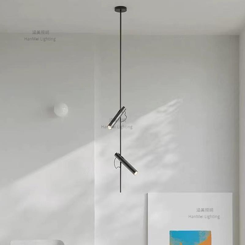 现代简约卧室床头小吊灯创意客厅餐厅背景墙装饰LED可调节吊灯