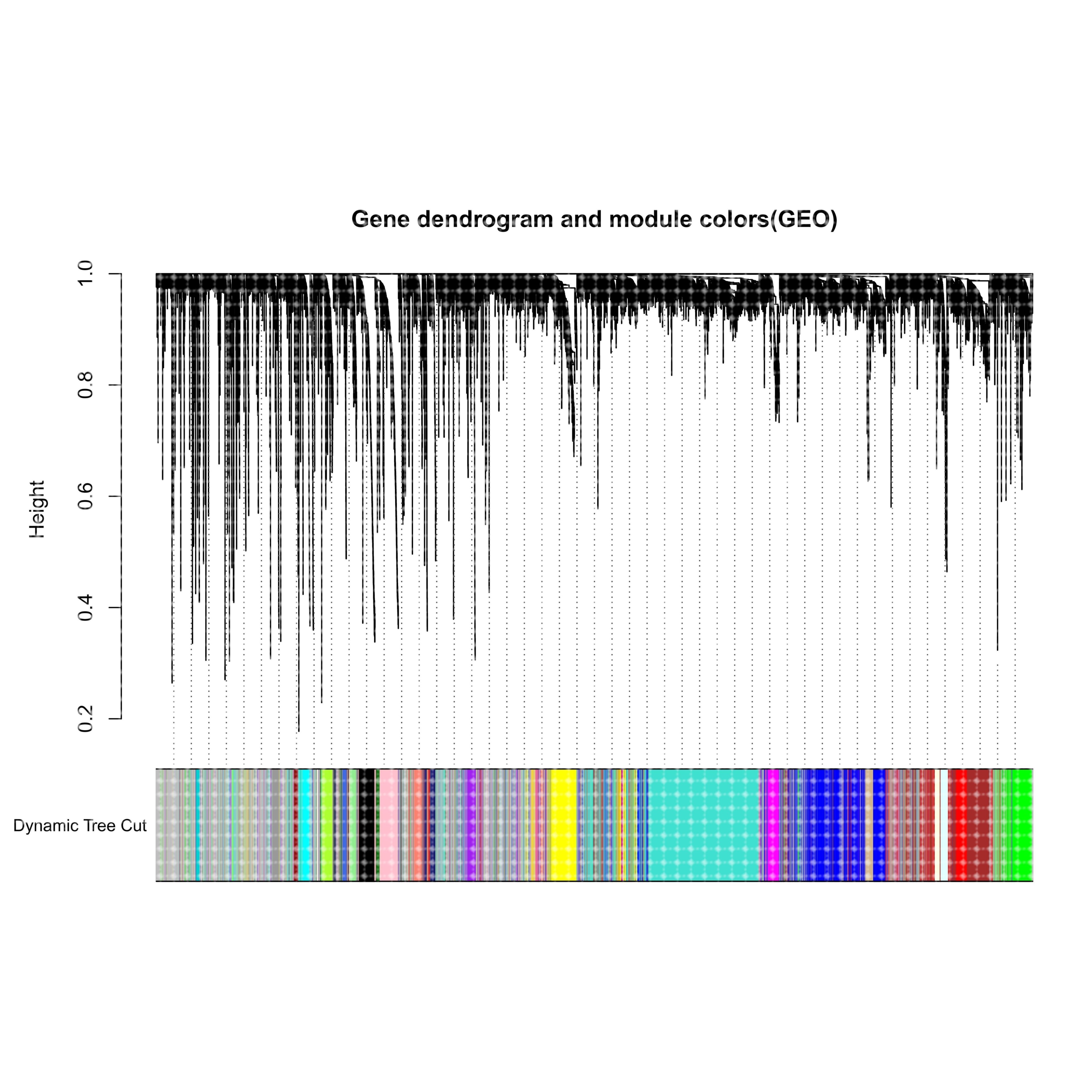 GEO,TCGA数据库挖掘,WGCNA分析及相关性基因分析