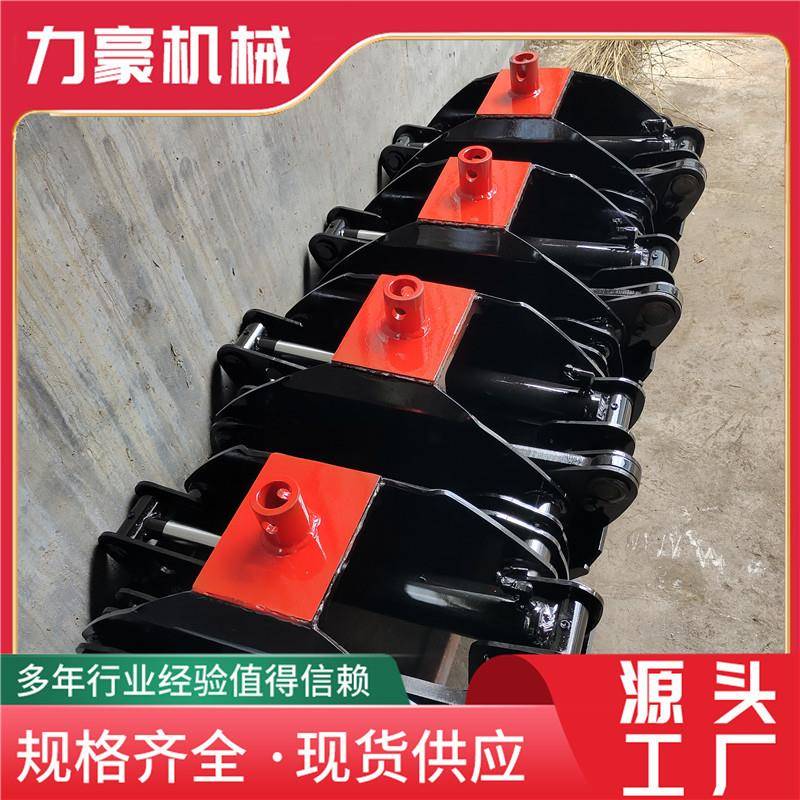 四不像随车挖随车抓林业抓木机旋转液压抓头拉毛竹的抓木机