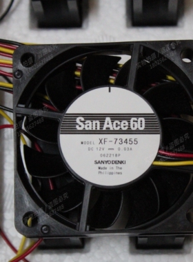 XF-73455 全新原装正品三洋 6015 6cm超静音24v 0.03A变频器风扇