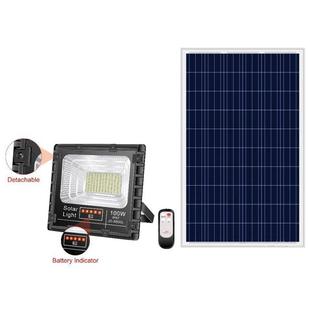 太陽能燈戶外庭院燈家用防水院子大燈新農村照明投光燈路燈