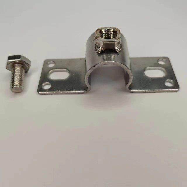 不锈钢饮水机配件4点饮水管固定卡顶钢丝管夹膨胀螺丝管夹配件