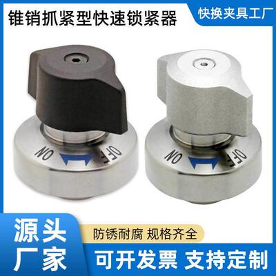 锥销抓紧型夹具快速锁紧器 QCPC0625/0834-10/14-SUS BLL46-10-14