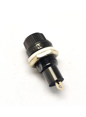 黑色 FUSE 保险座5*20 胶木 保险管座/保险丝座 10A/250V AC