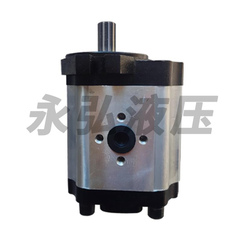 潍柴齿轮泵液压帮浦提升泵总成拖拉机双联齿轮泵十一键六花键油泵图片