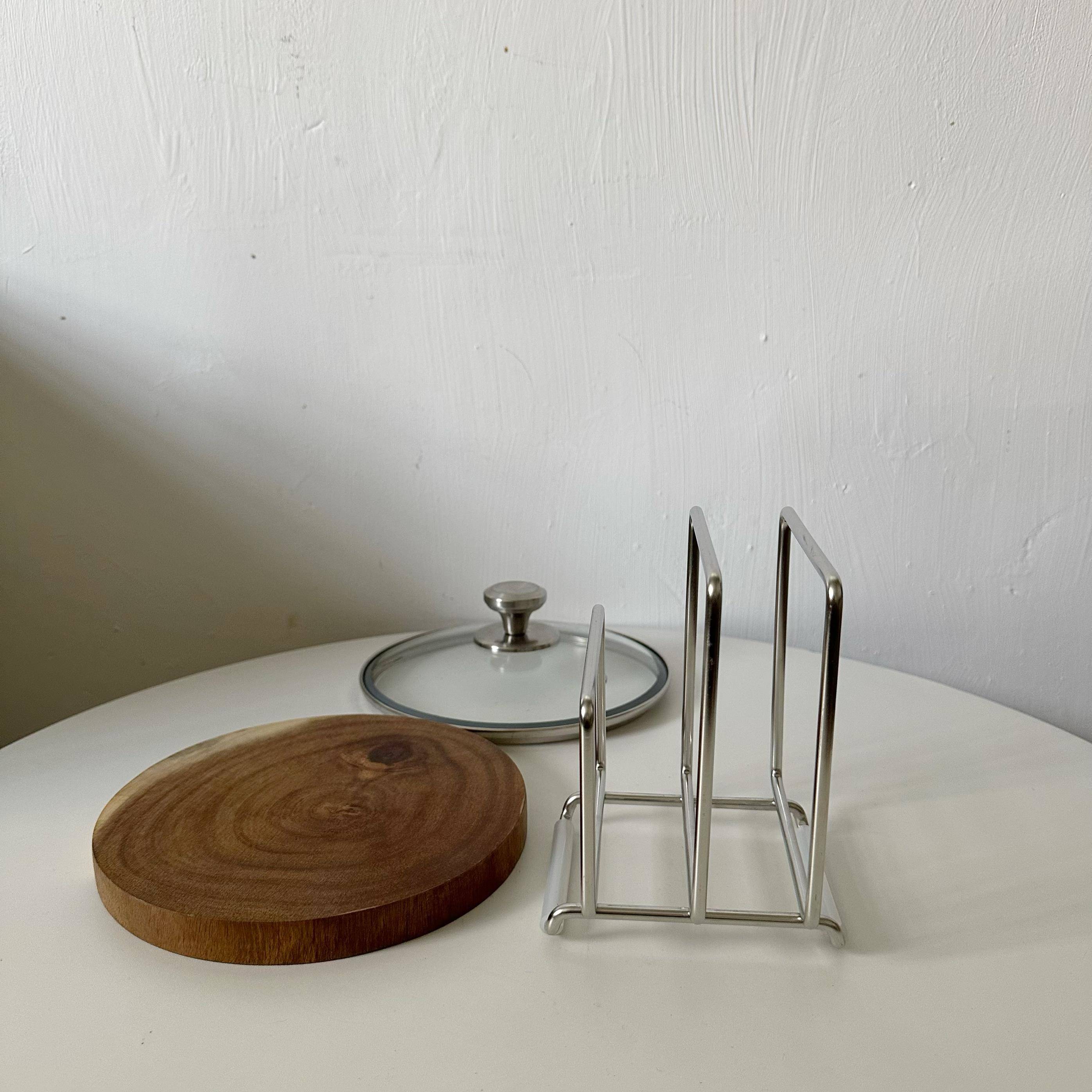 定制款！304不锈钢菜板架厨房切菜板放置架台面锅盖架砧板架