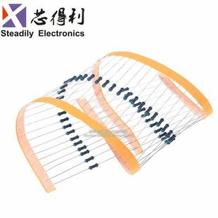 4.7K 100欧1M色环 10R 100K 10K 五色环1K 金属膜电阻