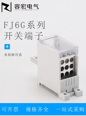 Fj6G-100/160/250/400/600A断路器支路端子塑料外壳一进多出开关